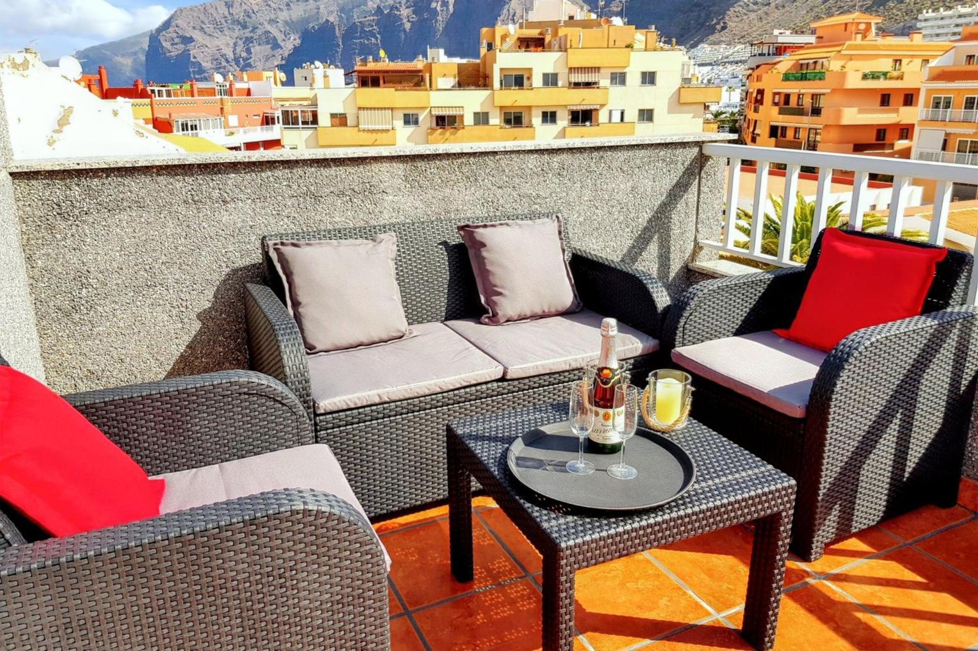 Modern Apartment In Puerto De Santiago - 65 Sqm - Mountain View Extérieur photo